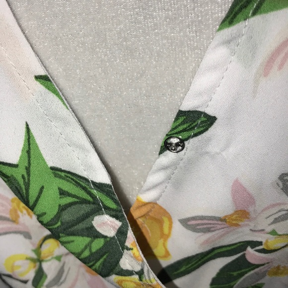 Fresh Lemon 🍋 Faux Wrap Dress - Picture 3 of 8